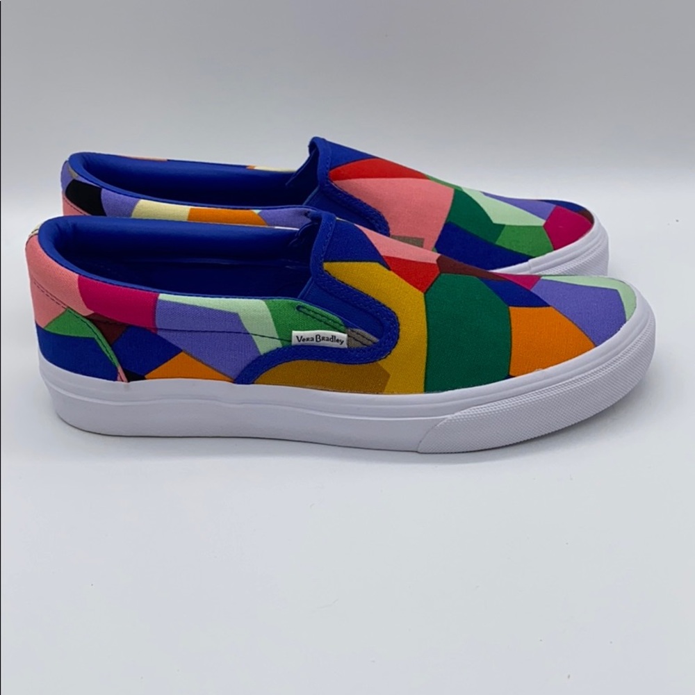 Vera Bradley NIB Canvas Slip-on-site Pop Art 7.5M